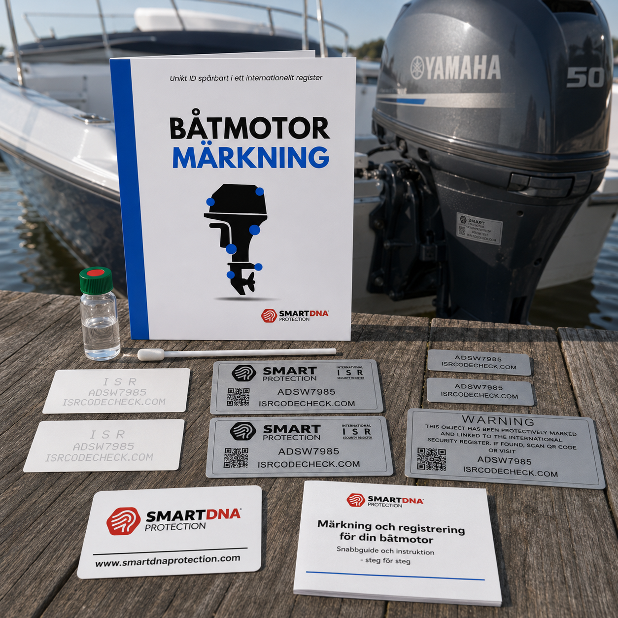Stöldskyddsmärkning för båt och båtmotor – ISR Marine