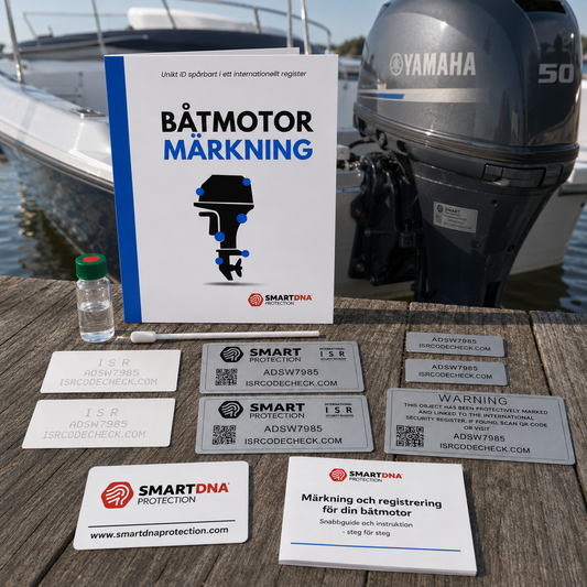 Stöldskyddsmärkning för båt och båtmotor – ISR Marine